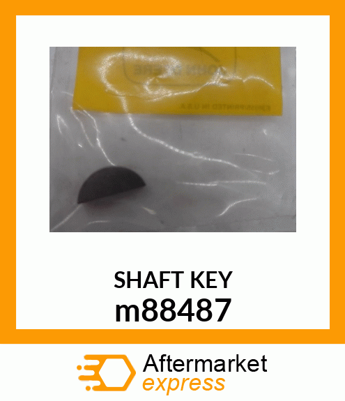 KEY, SHAFT m88487