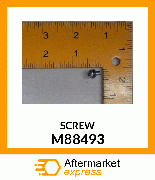 SCREW(4X8) W/FLAT WASHER, PAN M88493