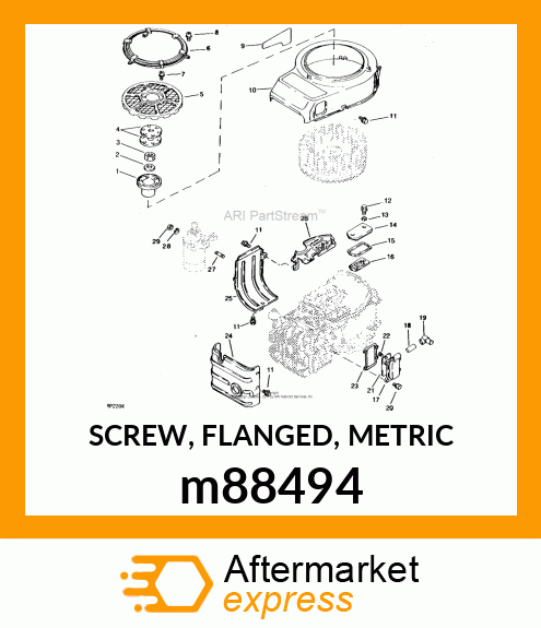 SCREW, FLANGED, METRIC m88494