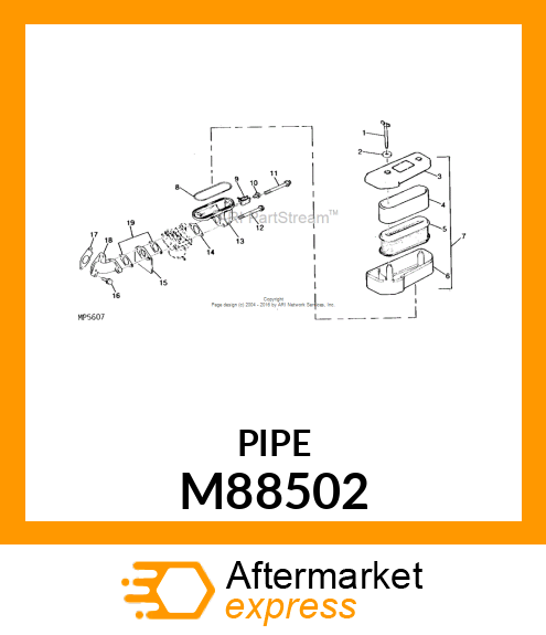 PIPE, INTAKE M88502