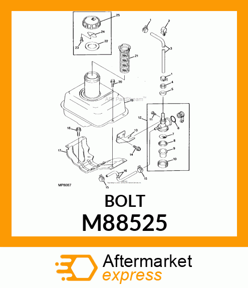 BOLT M88525