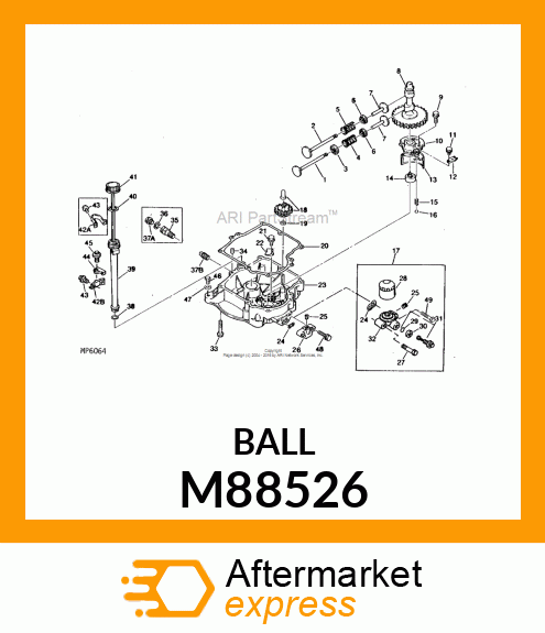 BALL, STEEL M88526