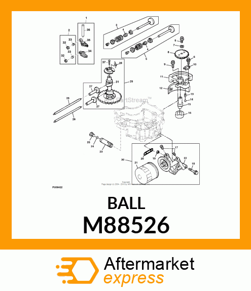 BALL, STEEL M88526