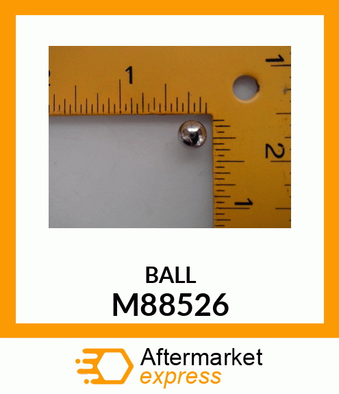 BALL, STEEL M88526