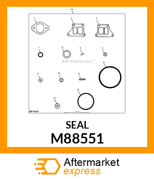 SEAL (MATERIAL = FELT) M88551