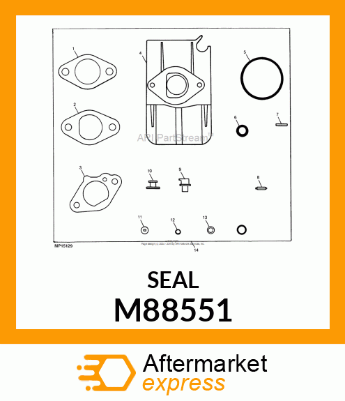 SEAL (MATERIAL = FELT) M88551