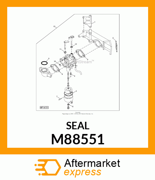 SEAL (MATERIAL = FELT) M88551