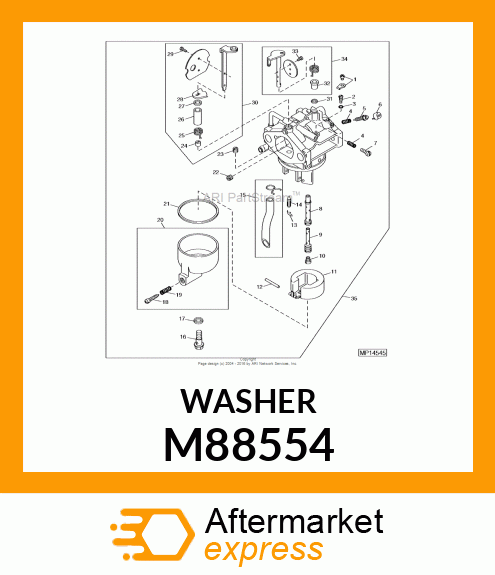 WASHER M88554