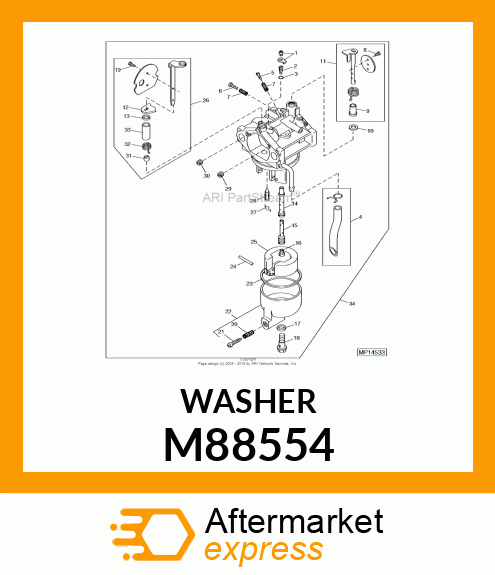 WASHER M88554