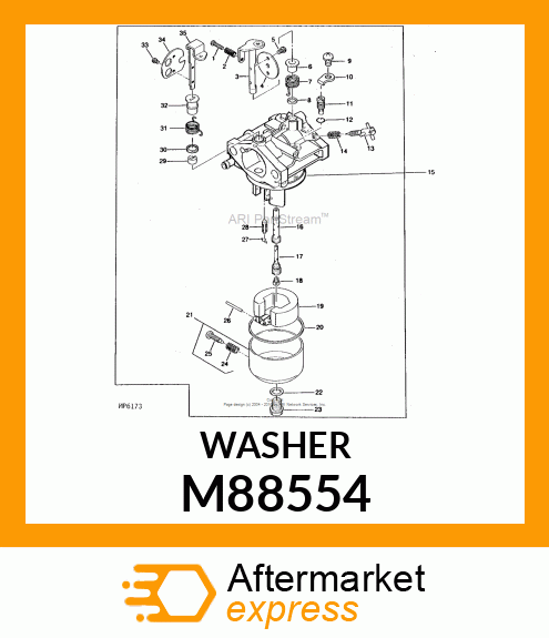 WASHER M88554