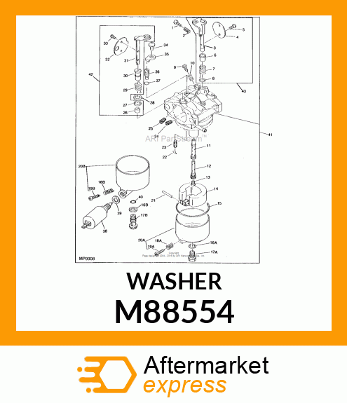 WASHER M88554