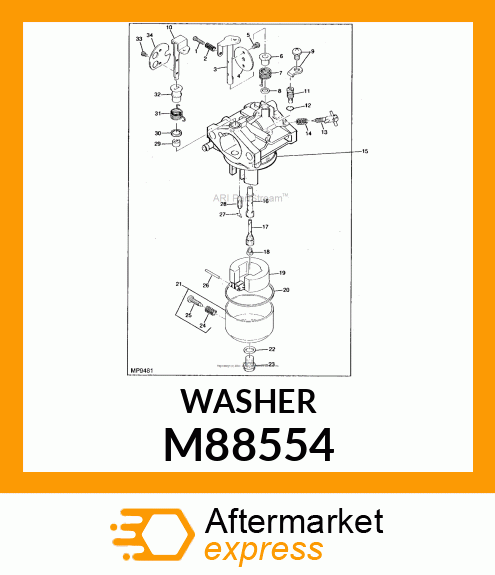 WASHER M88554