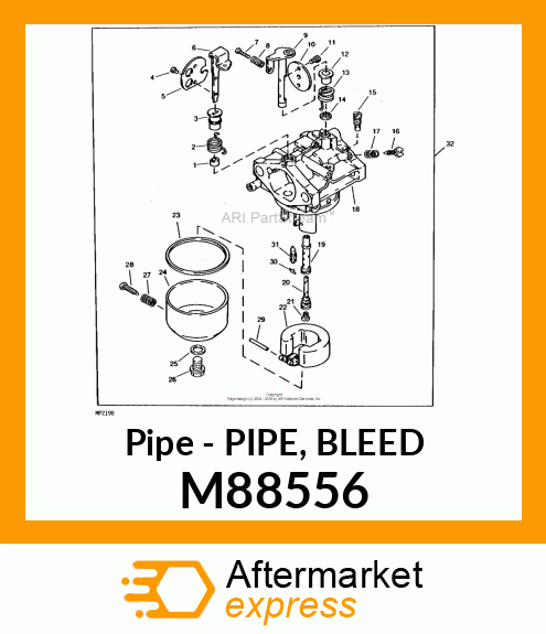 Pipe - PIPE, BLEED M88556