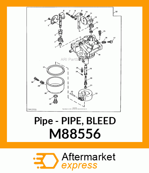 Pipe - PIPE, BLEED M88556