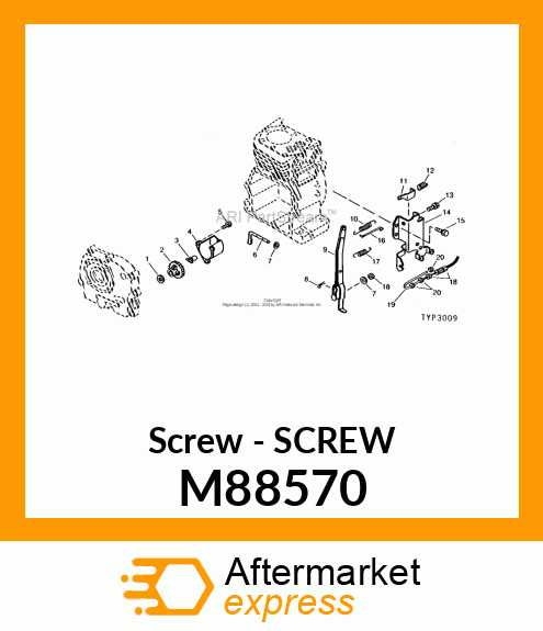 Screw - SCREW M88570