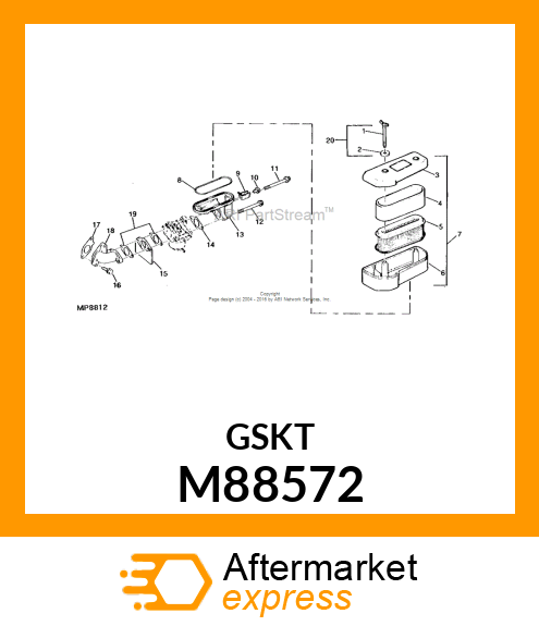 Gasket M88572