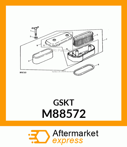 Gasket M88572