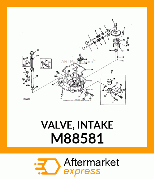 VALVE, INTAKE M88581