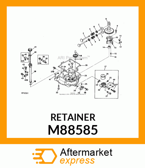 RETAINER, SPRING M88585