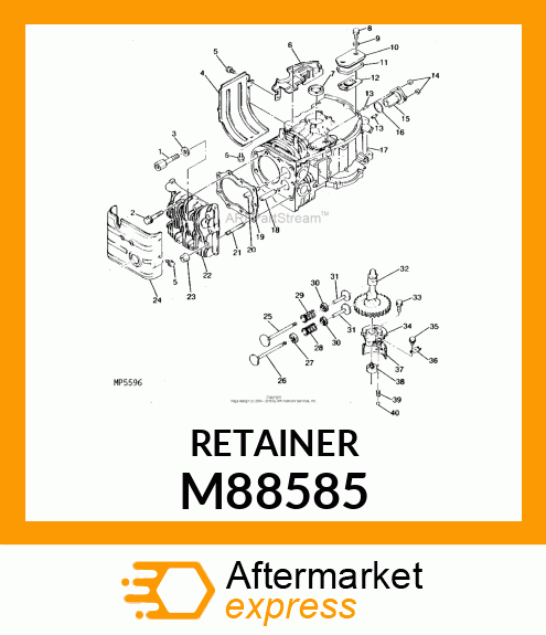 RETAINER, SPRING M88585