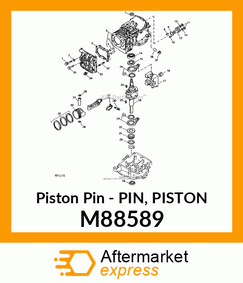 Pin Piston M88589