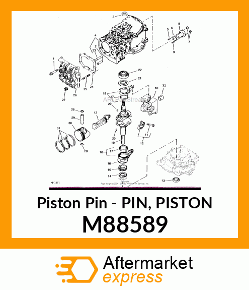 Pin Piston M88589