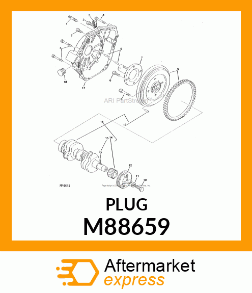 PLUG, ACCESS HOLE M88659