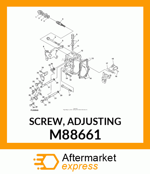 SCREW, ADJUSTING M88661