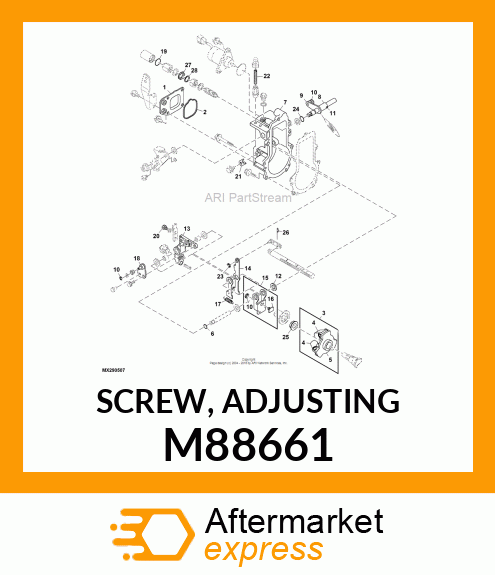 SCREW, ADJUSTING M88661