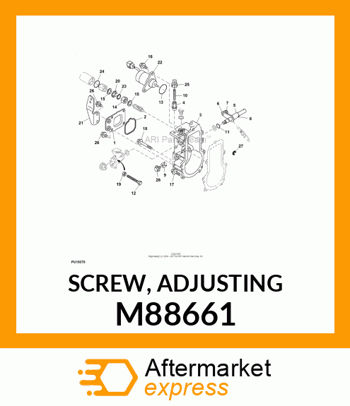 SCREW, ADJUSTING M88661