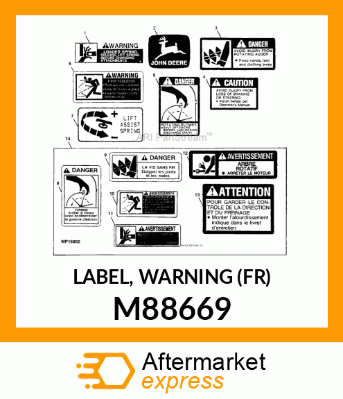 LABEL, WARNING (FR) M88669