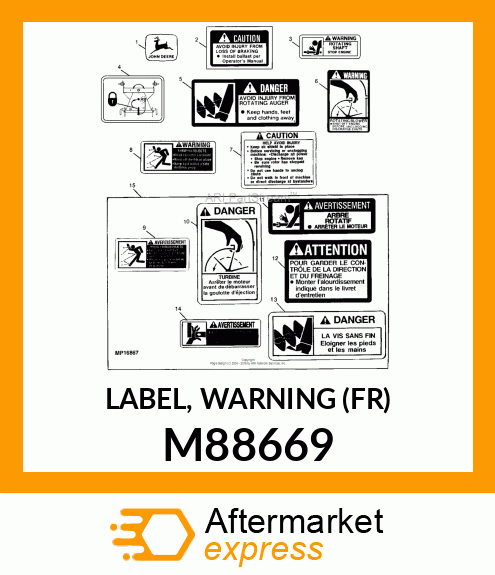 LABEL, WARNING (FR) M88669