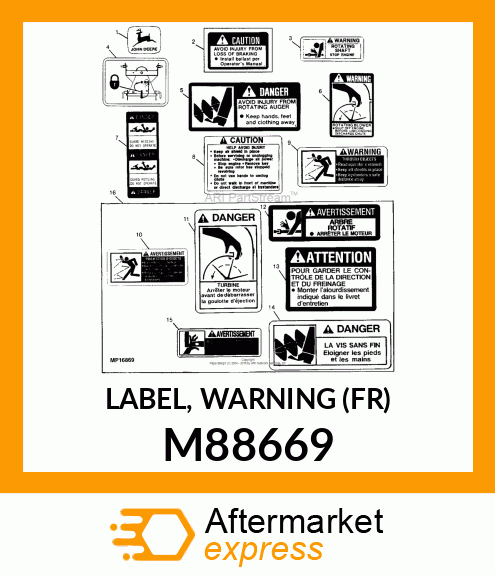 LABEL, WARNING (FR) M88669