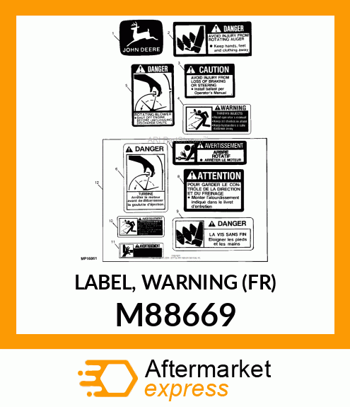 LABEL, WARNING (FR) M88669