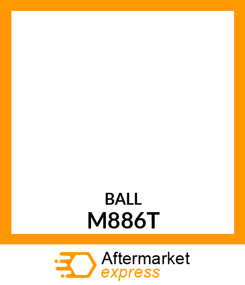 BALL, STEEL M886T