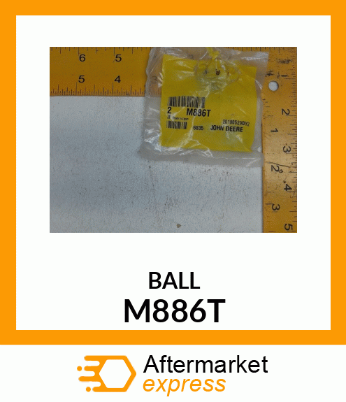 BALL, STEEL M886T