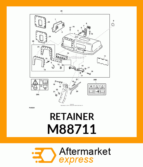 RETAINER M88711