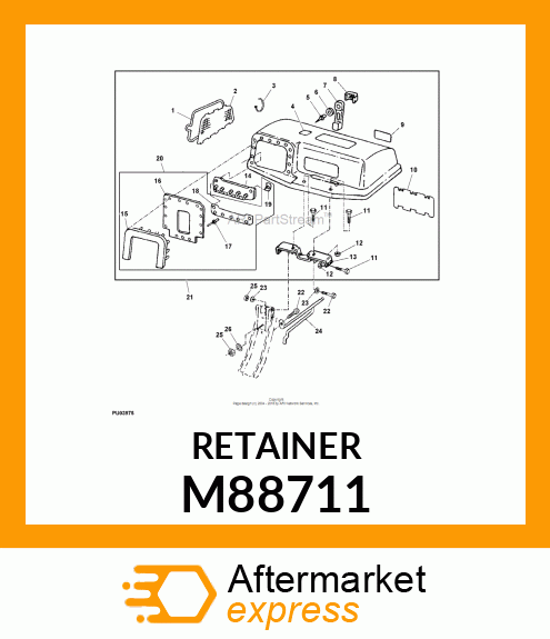 RETAINER M88711