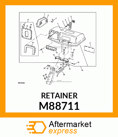 RETAINER M88711