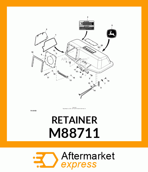 RETAINER M88711