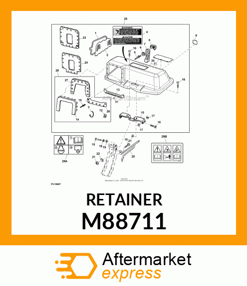 RETAINER M88711