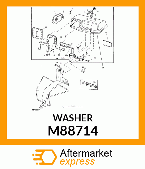 NUT, PUSH LOCK M88714