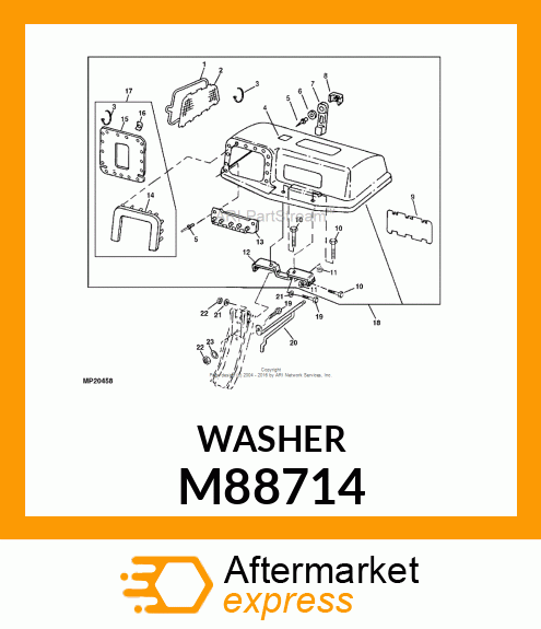 NUT, PUSH LOCK M88714