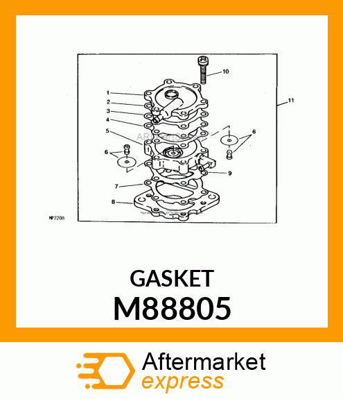 Gasket M88805