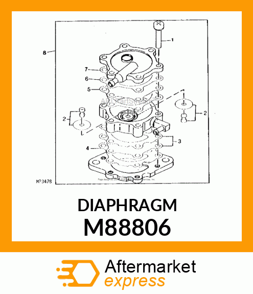 Diaphragm M88806