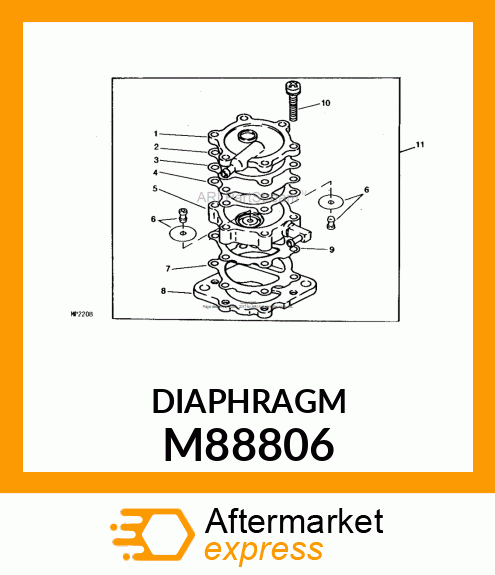 Diaphragm M88806