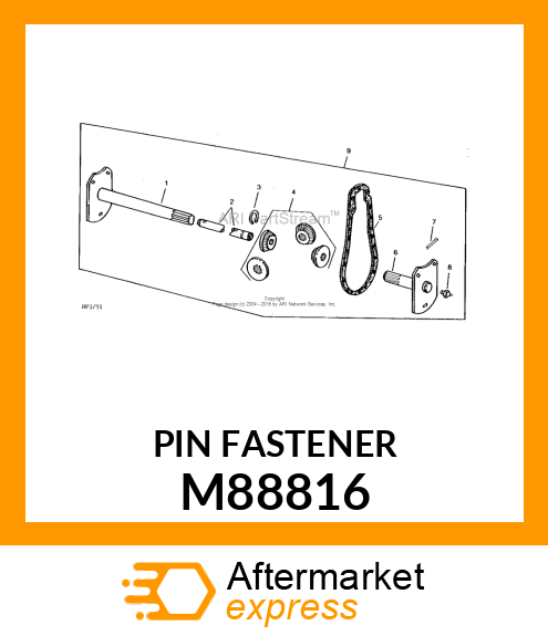 Pin Fastener M88816