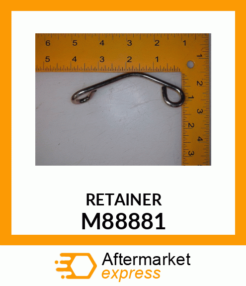 RETAINER, CASTER SPRING M88881