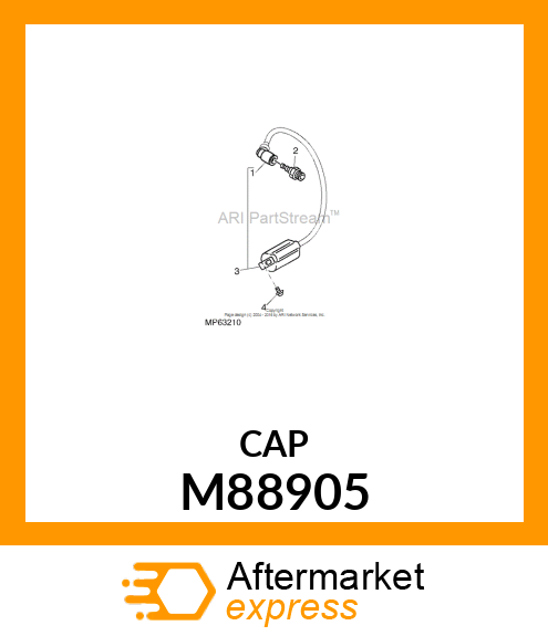 CAP, SPARK PLUG M88905