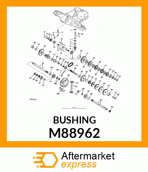 BUSHING, FLANGED M88962